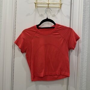 lululemon Swiftly Tech Cropped Short Sleeve Shirt